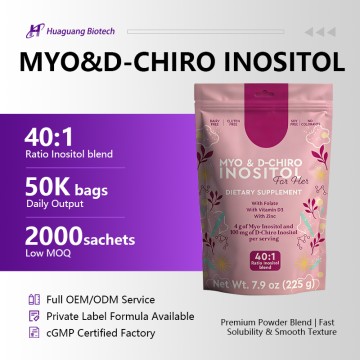 40:1 Myo & D-Chiro Inositol Powder | Custom OEM/ODM Manufacturing | With Folate, Vitamin D3 & Zinc |