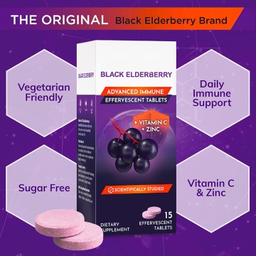 Black Elderberry Effervescent Tablets